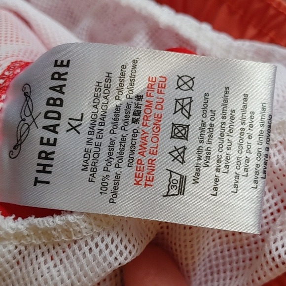 NWT Men's Red & Orange Two toned Swim Trunks XL - Picture 10 of 10